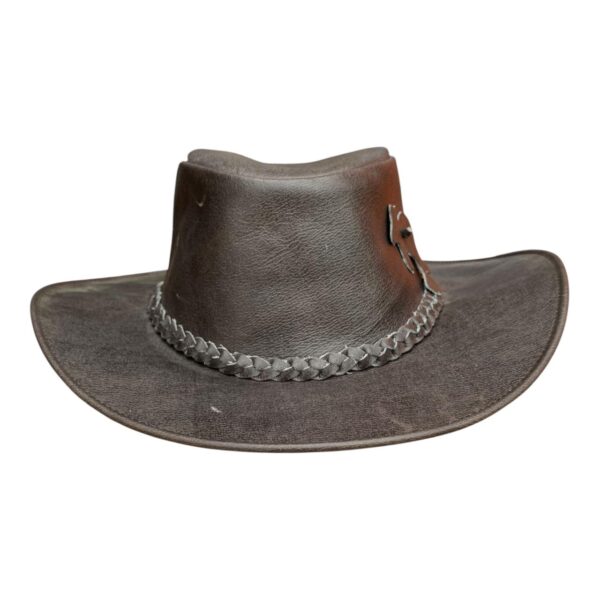 Sombrero Australiano En Cuero