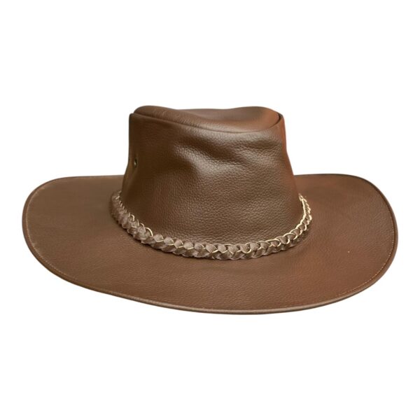 Sombrero Australiano En Cuero - Image 7