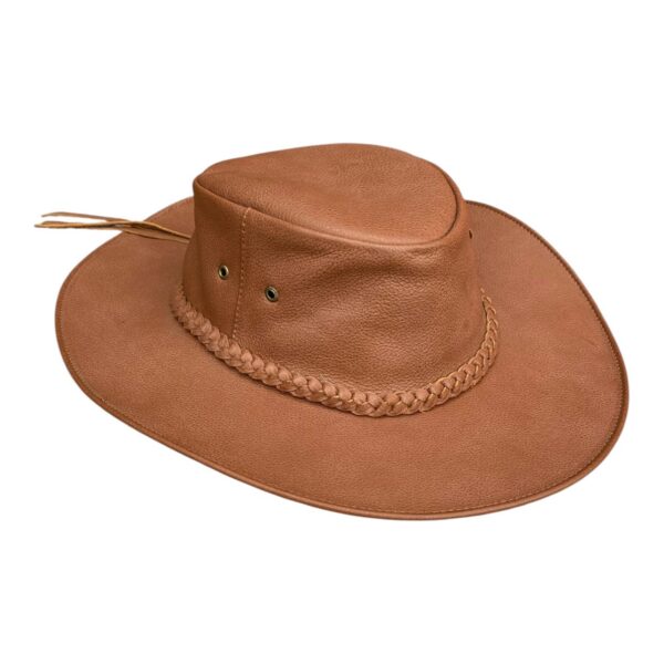 Sombrero Australiano En Cuero - Image 8