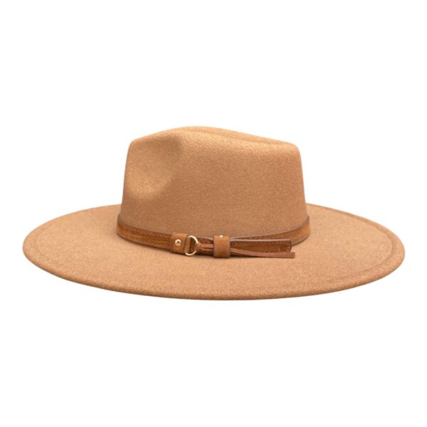 Sombrero Fedora Ala Plana - Image 3
