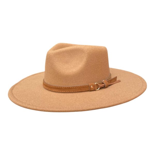 Sombrero Fedora Ala Plana - Image 2