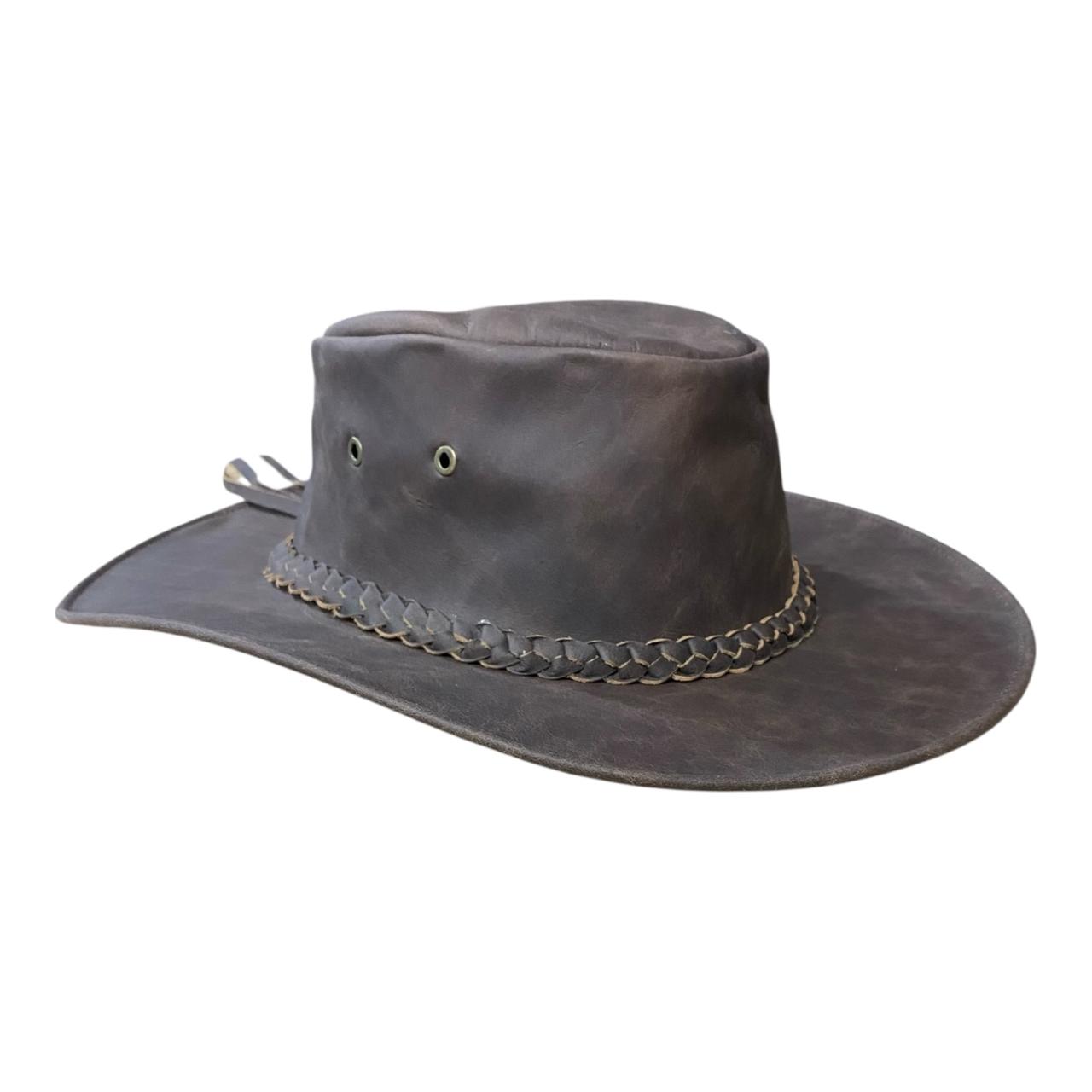 Sombrero Australiano En Cuero - Image 3