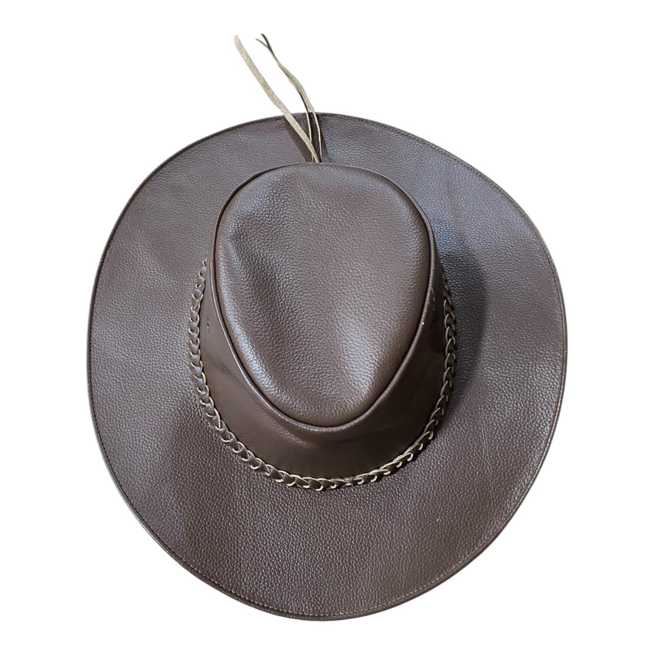 Sombrero Australiano En Cuero - Image 6