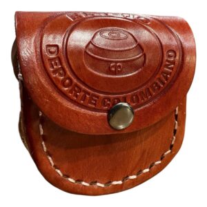 Estuche Porta Tejo En Cuero